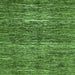 Square Abstract Green Modern Rug, abs371grn