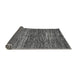 Sideview of Abstract Gray Modern Rug, abs371gry