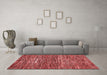 Modern Red Washable Rugs