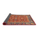 Sideview of Abstract Red Oriental Rug, abs3720