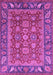 Machine Washable Oriental Purple Traditional Area Rugs, wshabs3720pur