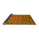 Sideview of Oriental Yellow Traditional Rug, abs3720yw