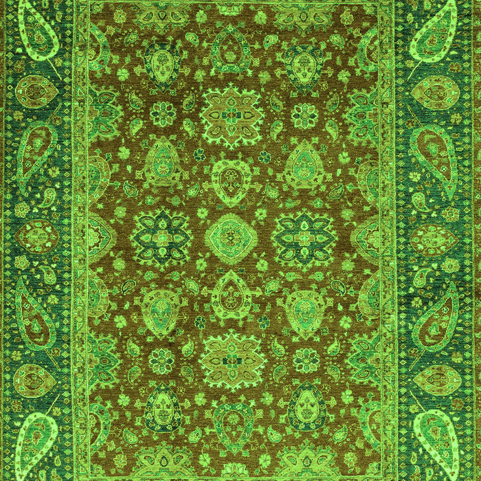 Oriental Green Traditional Rug, abs3720grn