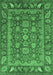 Oriental Emerald Green Traditional Rug, abs3720emgrn