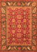 Oriental Orange Traditional Rug, abs3720org