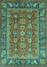 Oriental Turquoise Traditional Rug, abs3720turq