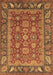 Oriental Brown Traditional Rug, abs3720brn