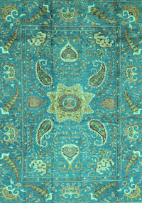 Oriental Turquoise Traditional Rug, abs3721turq