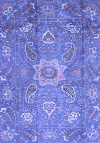 Oriental Blue Traditional Rug, abs3721blu