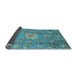 Sideview of Oriental Light Blue Traditional Rug, abs3721lblu