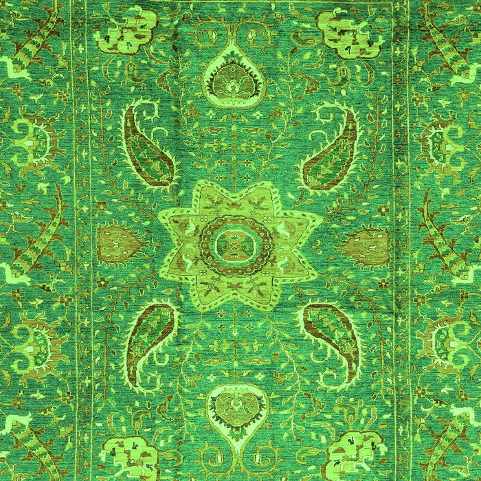 Oriental Green Traditional Rug, abs3721grn