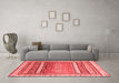 Modern Red Washable Rugs