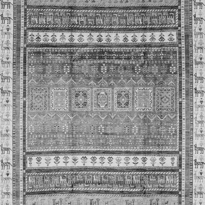 Machine Washable Abstract Gray Modern Rug, wshabs3722gry