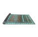 Sideview of Abstract Light Blue Modern Rug, abs3722lblu