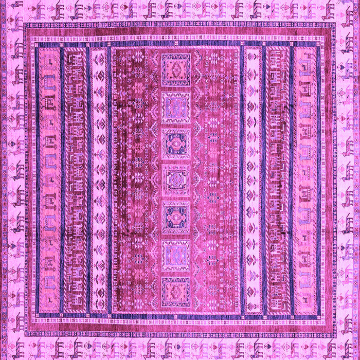 Square Abstract Purple Modern Rug, abs3722pur