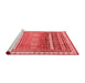 Modern Red Washable Rugs