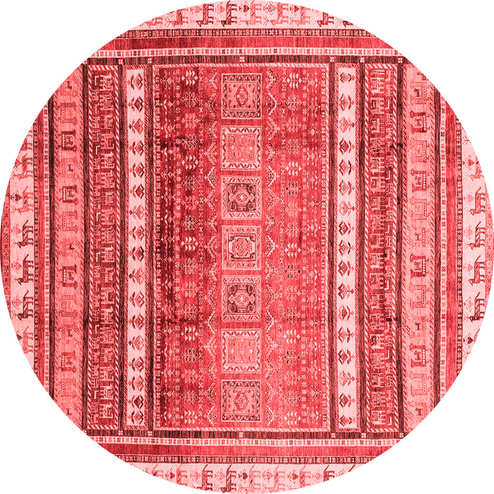 Machine Washable Abstract Red Modern Rug, wshabs3722red