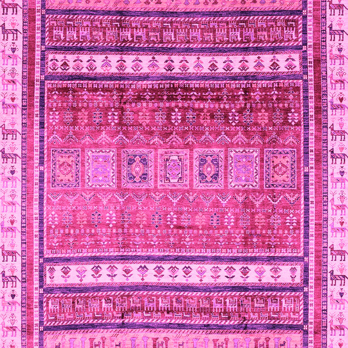 Machine Washable Abstract Pink Modern Rug, wshabs3722pnk
