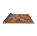 Sideview of Abstract Bronze Brown Modern Rug, abs3723