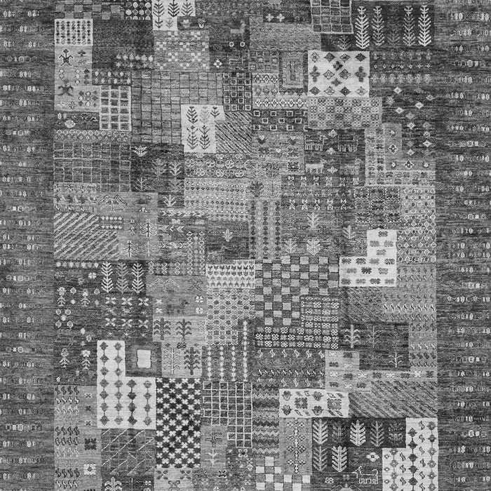 Machine Washable Abstract Gray Modern Rug, wshabs3723gry