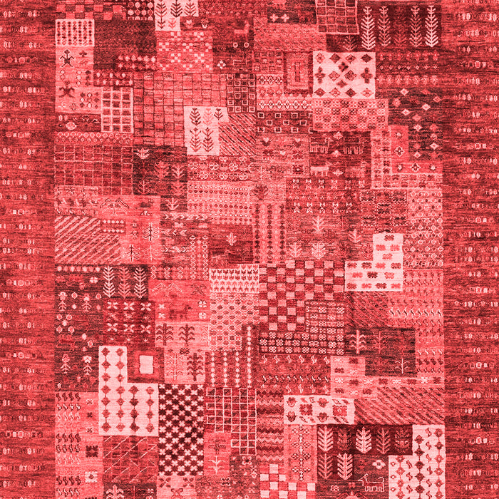 Abstract Red Modern Area Rugs