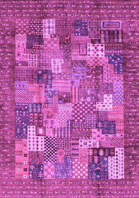 Abstract Purple Modern Rug, abs3723pur