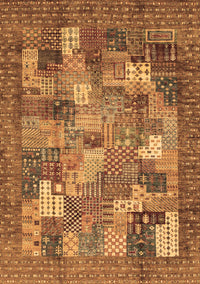 Abstract Brown Modern Rug, abs3723brn