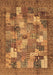 Abstract Brown Modern Rug, abs3723brn