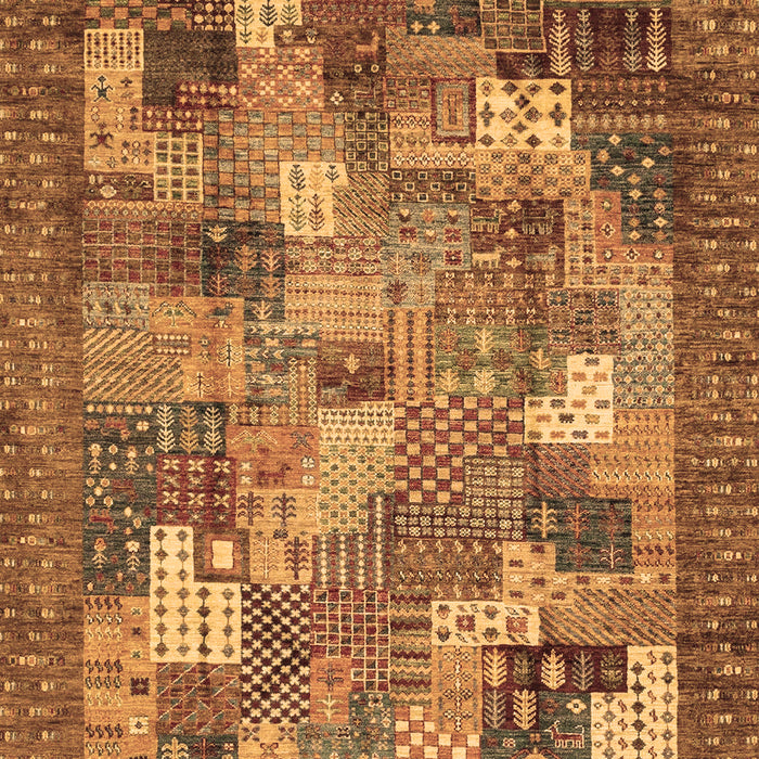 Abstract Brown Modern Rug, abs3723brn