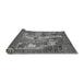 Sideview of Abstract Gray Modern Rug, abs3723gry