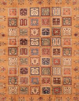 Abstract Orange Modern Rug, abs3724