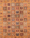 Abstract Orange Modern Rug, abs3724