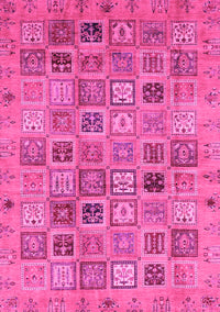 Abstract Pink Modern Rug, abs3724pnk