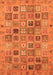 Abstract Orange Modern Rug, abs3724org