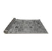 Sideview of Abstract Gray Modern Rug, abs3724gry