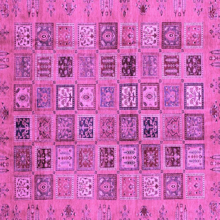 Square Abstract Purple Modern Rug, abs3724pur
