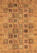 Machine Washable Abstract Brown Modern Rug, wshabs3724brn