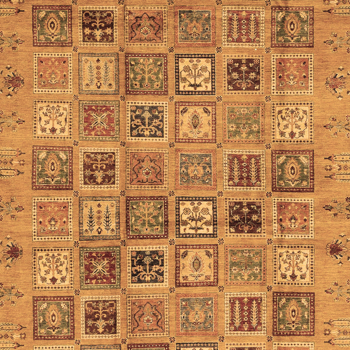 Machine Washable Abstract Brown Modern Rug, wshabs3724brn