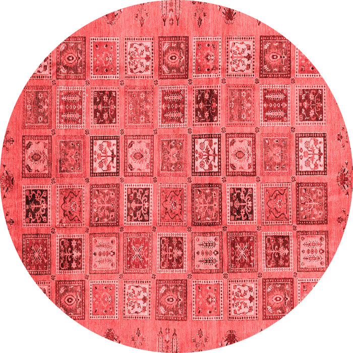 Abstract Red Modern Rug, abs3724red