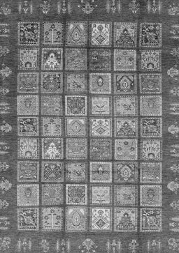 Abstract Gray Modern Rug, abs3725gry