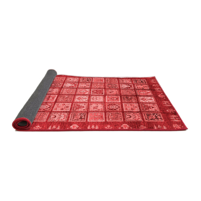 Abstract Red Modern Area Rugs