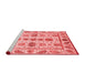 Modern Red Washable Rugs