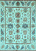 Abstract Light Blue Modern Rug, abs3726lblu