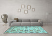 Machine Washable Abstract Light Blue Modern Rug in a Living Room, wshabs3726lblu