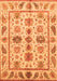 Abstract Orange Modern Rug, abs3726org