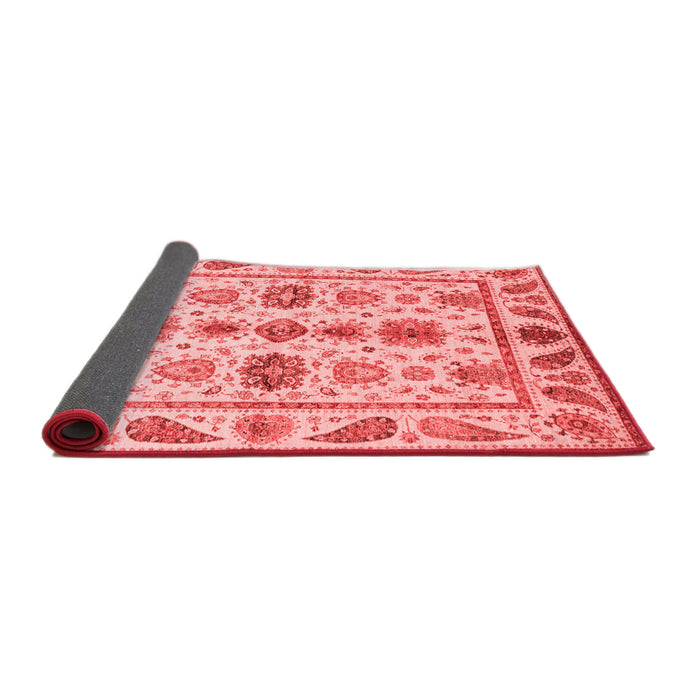 Abstract Red Modern Area Rugs