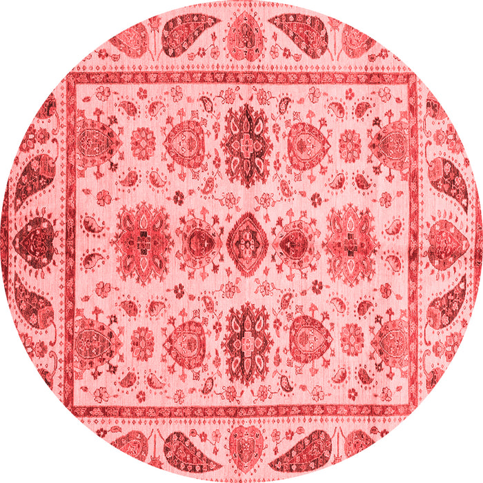 Abstract Red Modern Rug, abs3726red