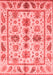 Abstract Red Modern Area Rugs