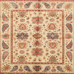 Square Machine Washable Abstract Chocolate Brown Rug, wshabs3726