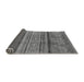 Sideview of Southwestern Gray Country Rug, abs3727gry